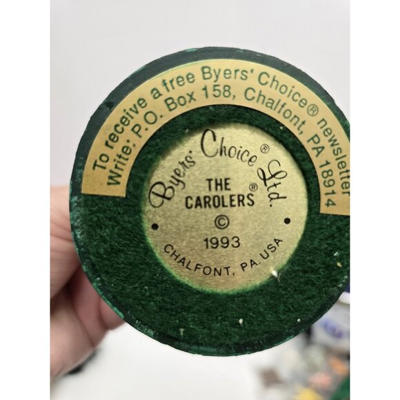 Vintage Byers Choice Retired 1993 Boy with Gingerbread Cookie - Picture 9 of 9